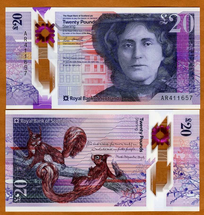 Дизайн новой банкноты банка Шотландии