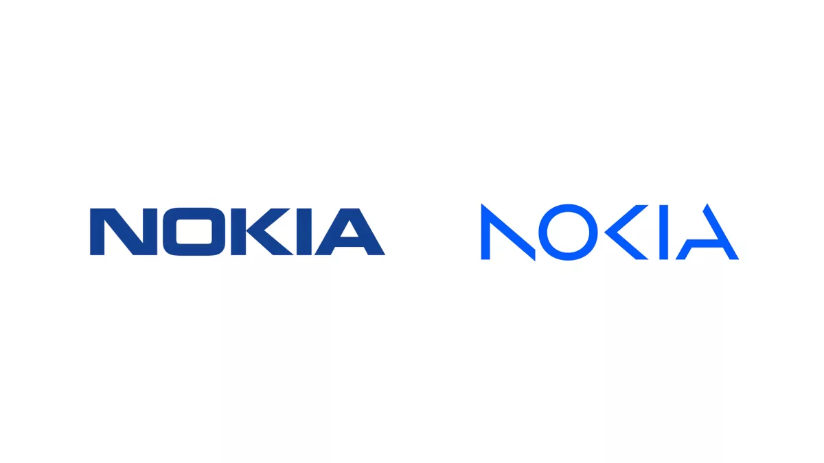 Старый и новый логотип Nokia