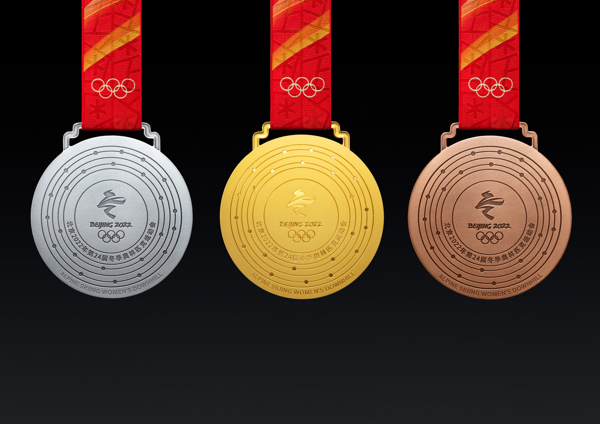 Дизайн олимпийских медалей для зимней олимпиады 2022 в Пекине