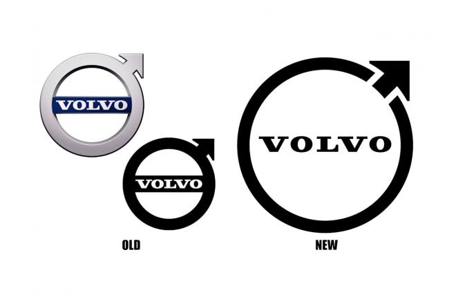 Volvo обновляет логотип для «электрифицированного» и цифрового будущего