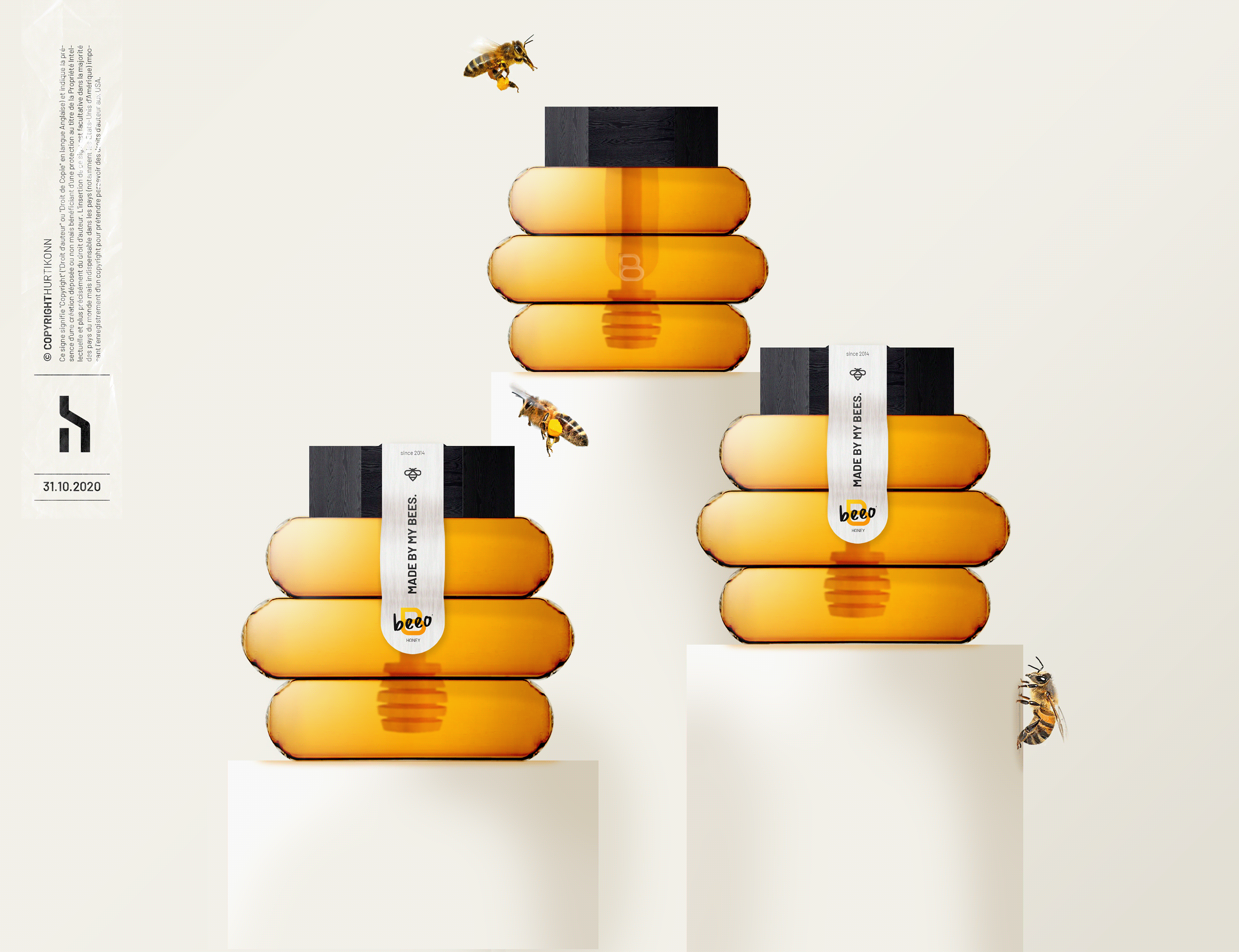 Концепт дизайна упаковки для мёда