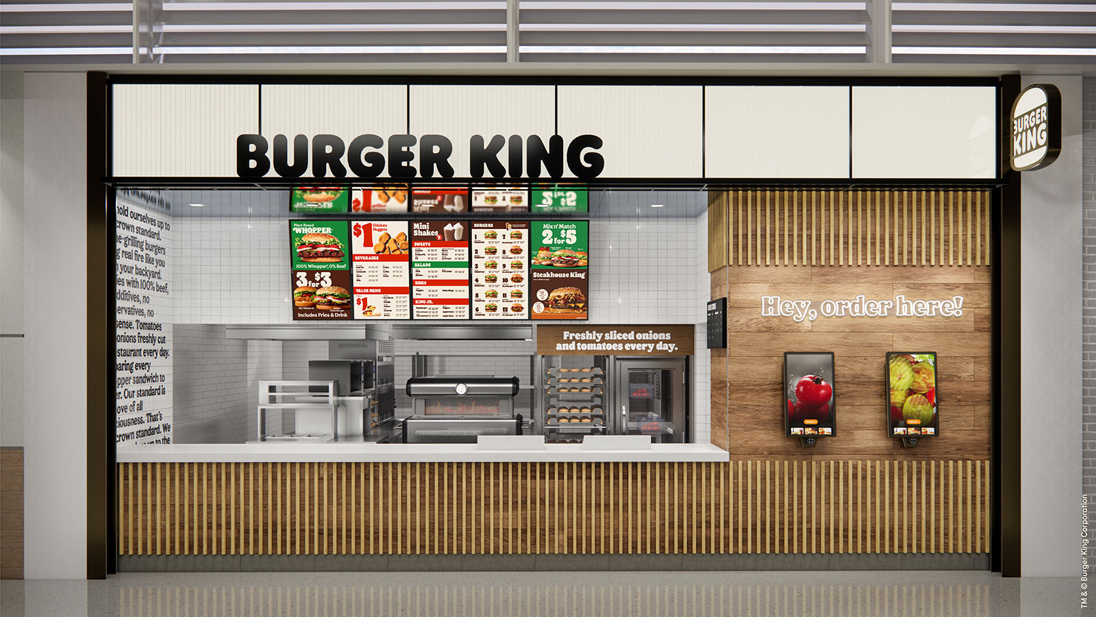 Дизайн ресторанов Бургер Кинг