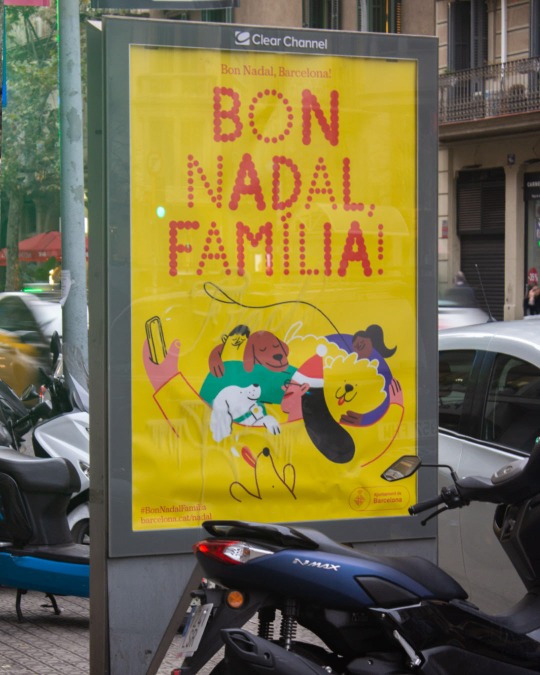Дизайн Рождественской кампании в Барселоне