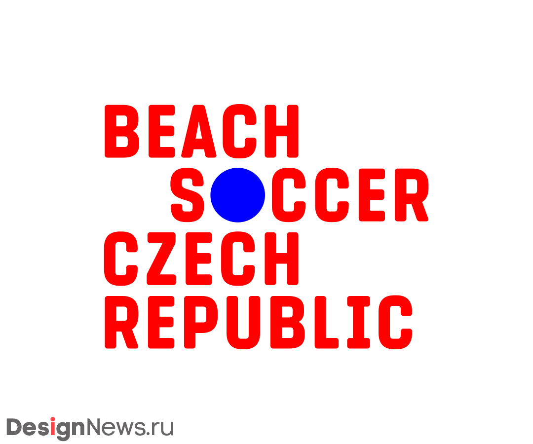 Новый логотип сборной по пляжному футболу Чехии