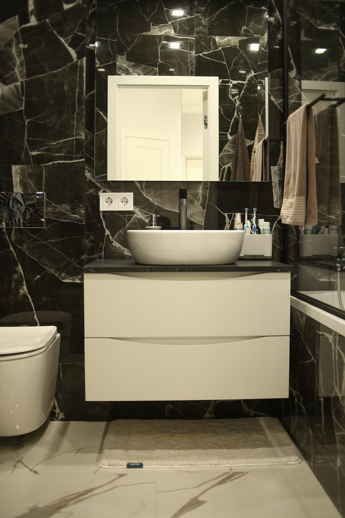 Дизайн интерьера квартиры: ванная комната