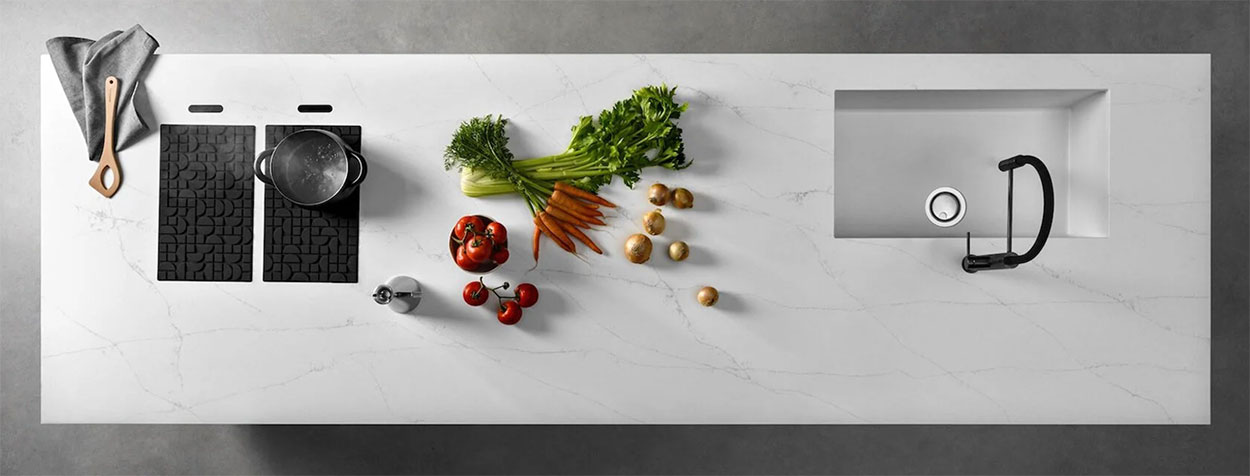 Lapitec chef — высокотехнологичная столешница из искусственного камня