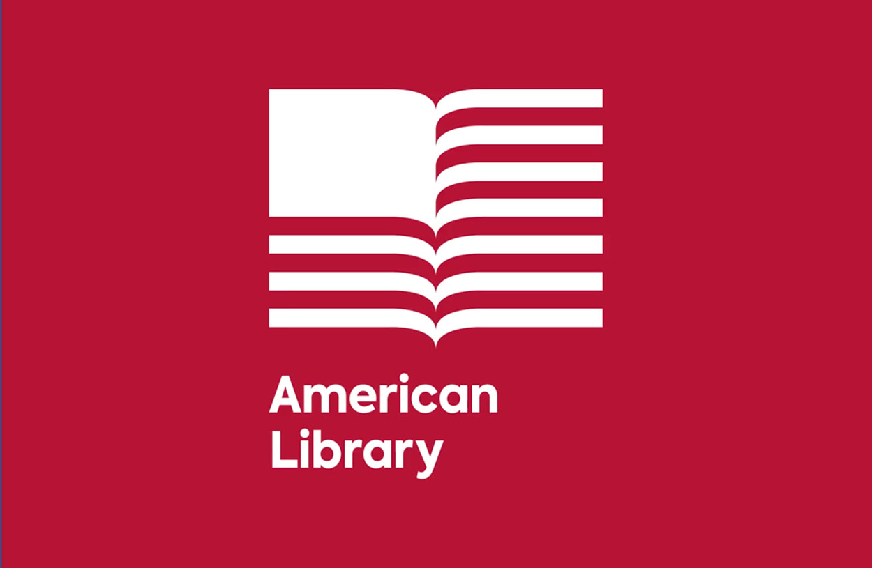 Логотип Американской библиотеки в Норидже