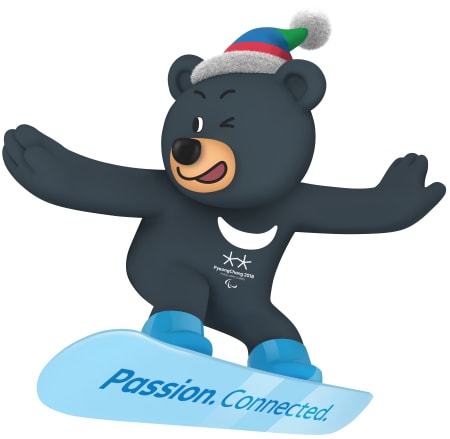 Черный медведь - талисман олимпийских игр