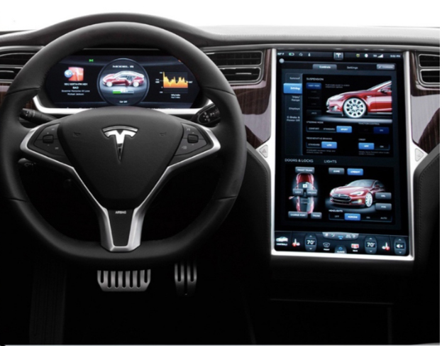 Приборная панель Tesla Model S