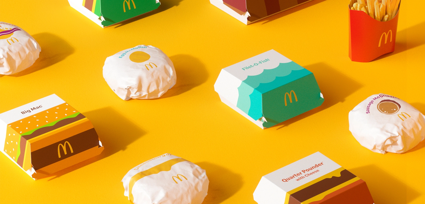 Новый редизайн упаковки Макдональдс