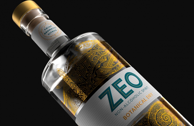 Новая айдентика и дизайн бутылки ZEO – бренда безалкогольных напитков со вкусом крепкого алкоголя