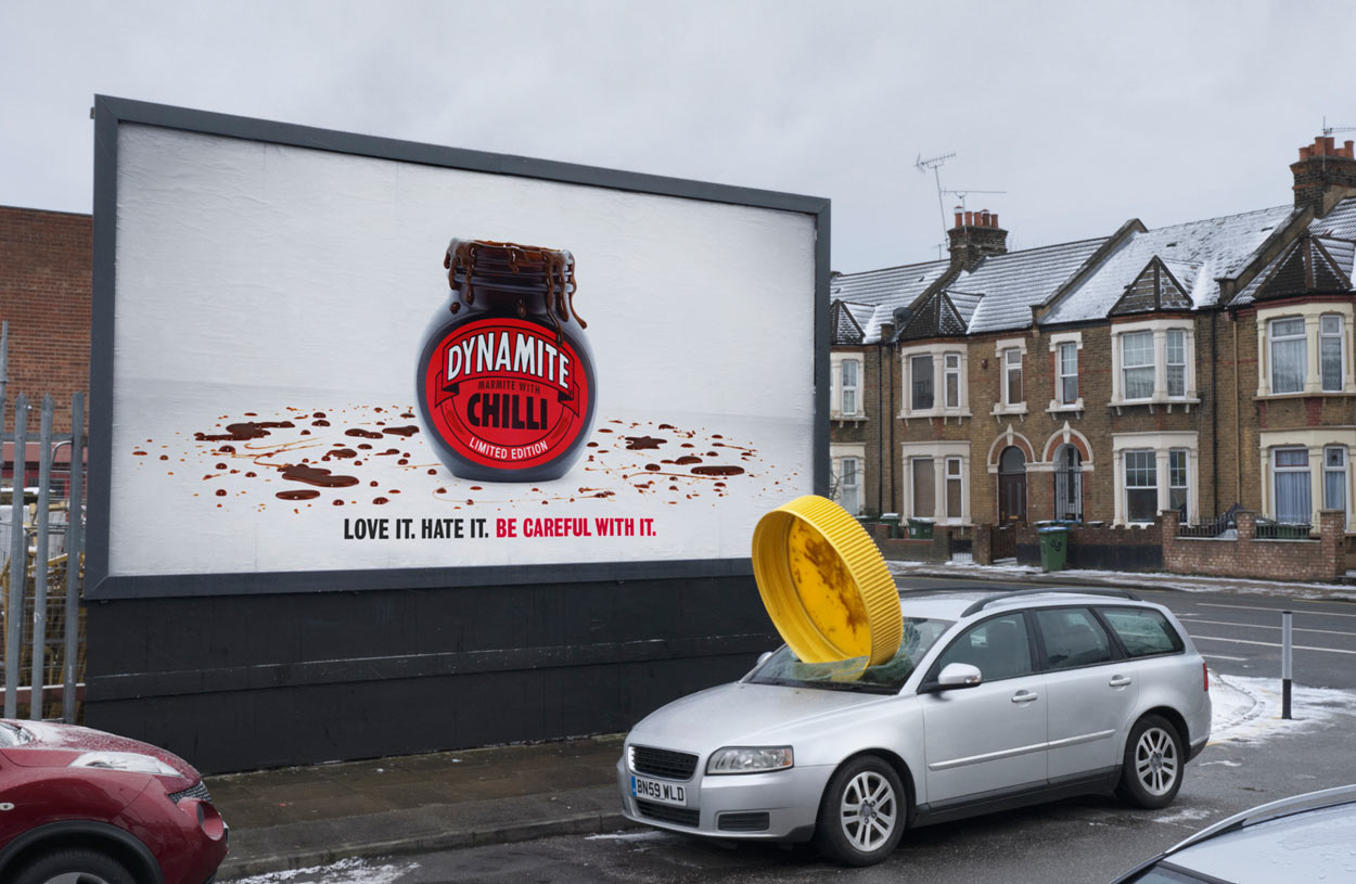 Взрывная рекламная кампания бренда Marmite