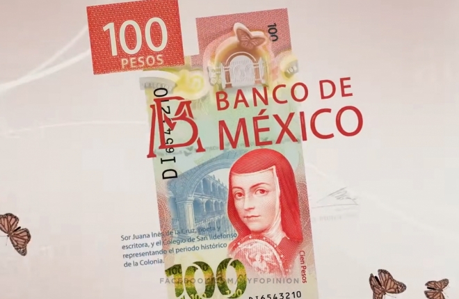 Дизайн мексиканской банкноты в 100 песо признан лучшим в 2020 году