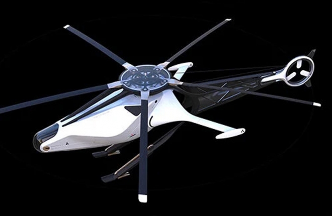 Российский дизайнер разработал концепт дрона-вертолета для доставки грузов внутри города